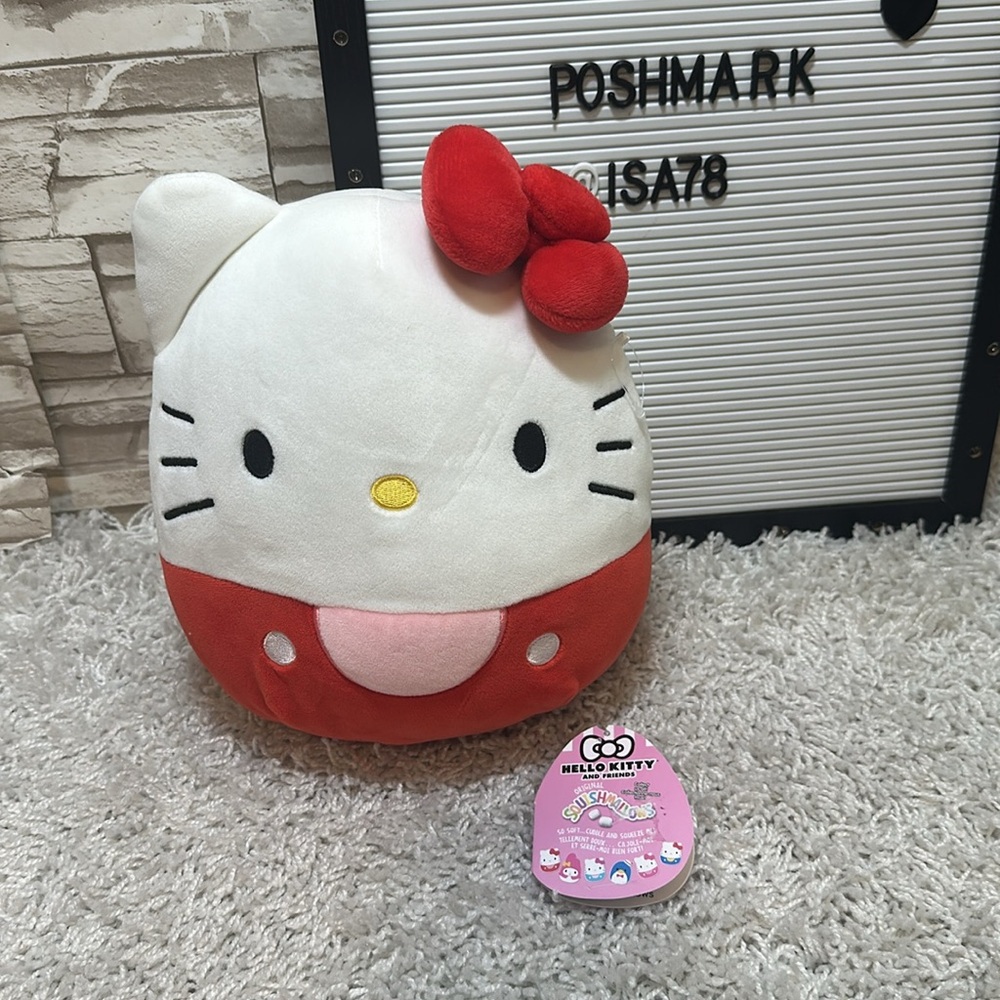 Squishmallow Official Hello Kitty Stuffed Plush Toy Animal. - Picture 10 of 11
